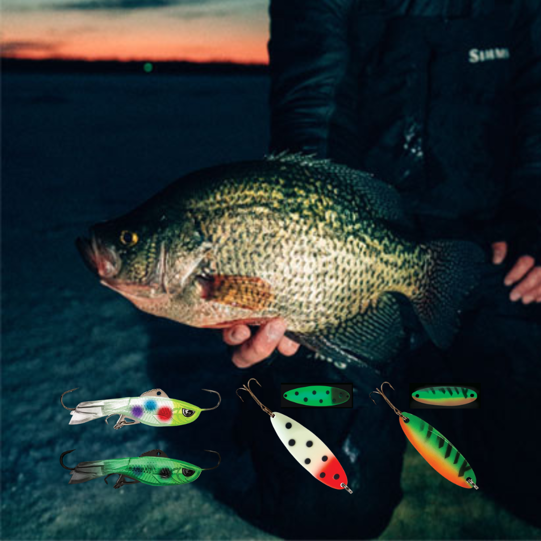 Acme Tackle Moonshine Glow Ice Fishing Lures