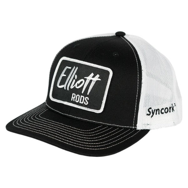 Black/White Elliott Badge Trucker Hat