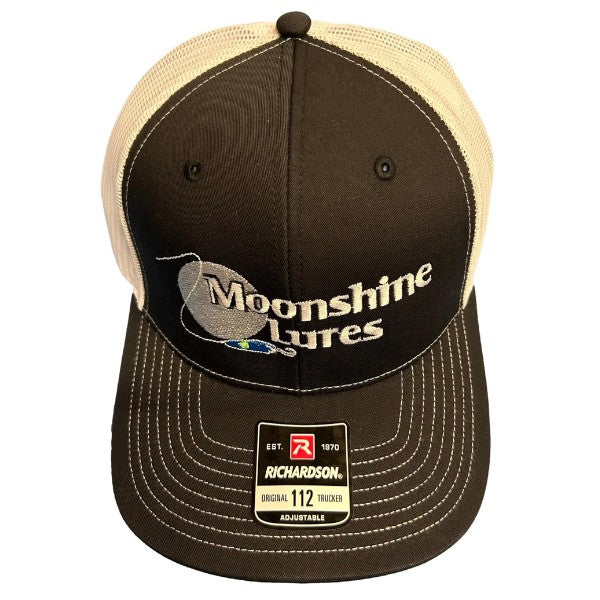 Moonshine Richardson Snapback Hat With Embroidered Logo Black/White