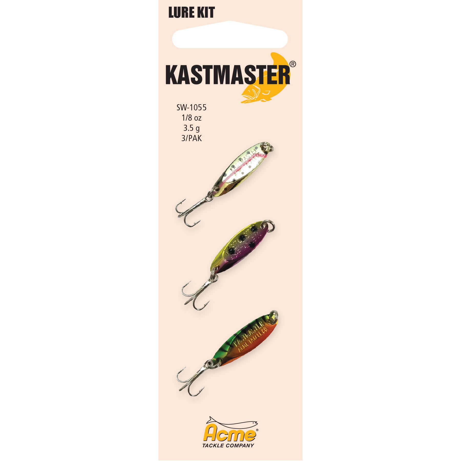 Vintage Acme Kastmaster, 3/8oz Trout fishing spoon #12955