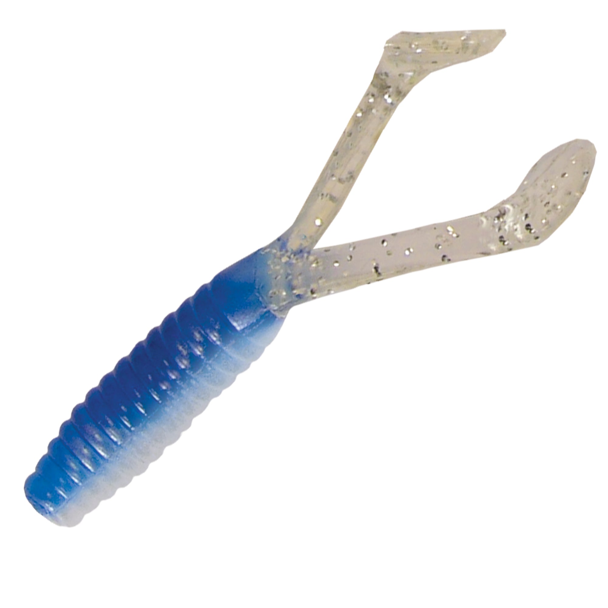 1 3/4" Triple Threat Crappie Scrub - Blue/Silver 1,000pk