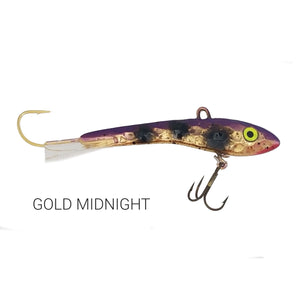 Moonshine Hammered Gold Shiver Minnow