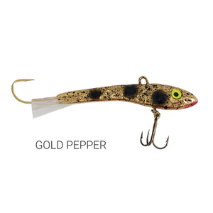 Moonshine Hammered Gold Shiver Minnow