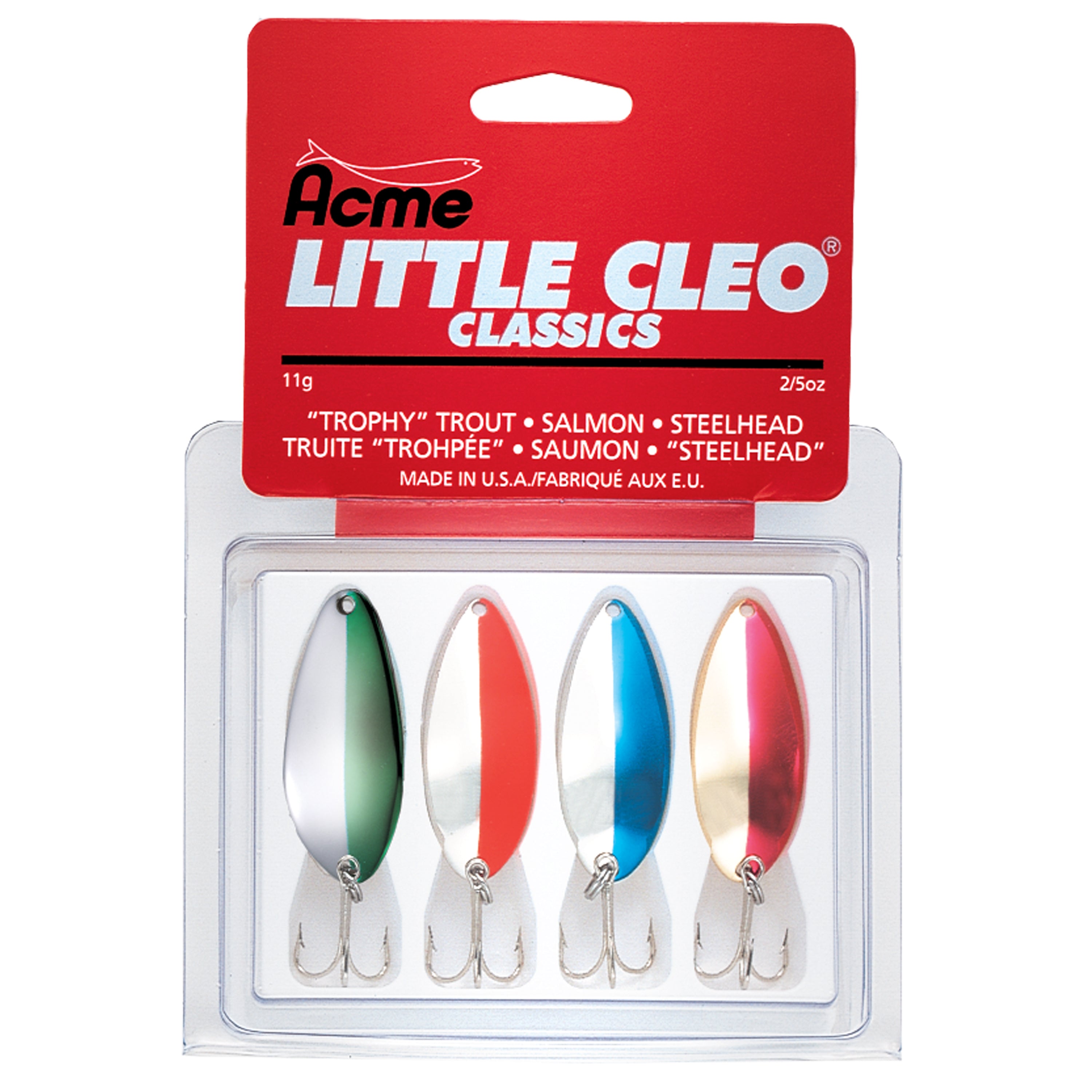 Vintage Little Cleo Fishing Lure Set in Package 
