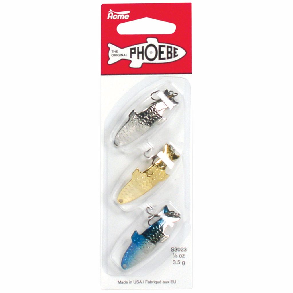 Acme Phoebe Lure (Pack of 3), 1/12-Ounce, Spinners & Spinnerbaits -   Canada